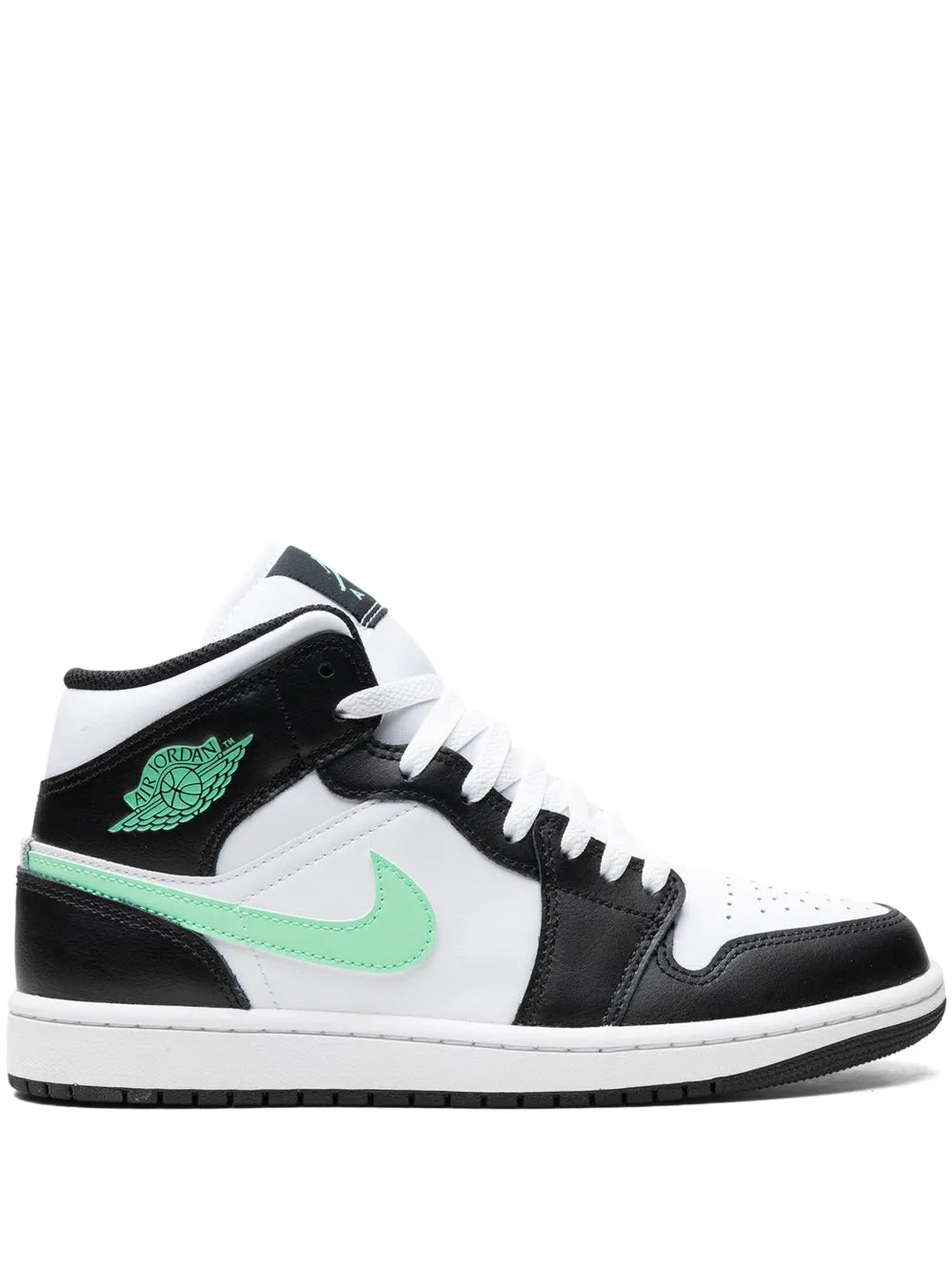 1 Mid Green Glow Sneakers