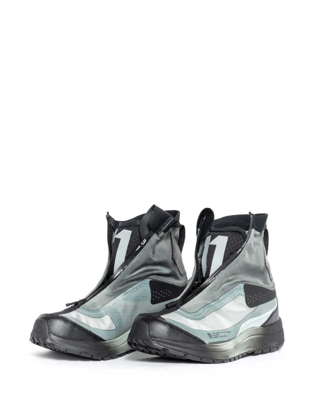 Zip-Up Hi-Top Sneakers