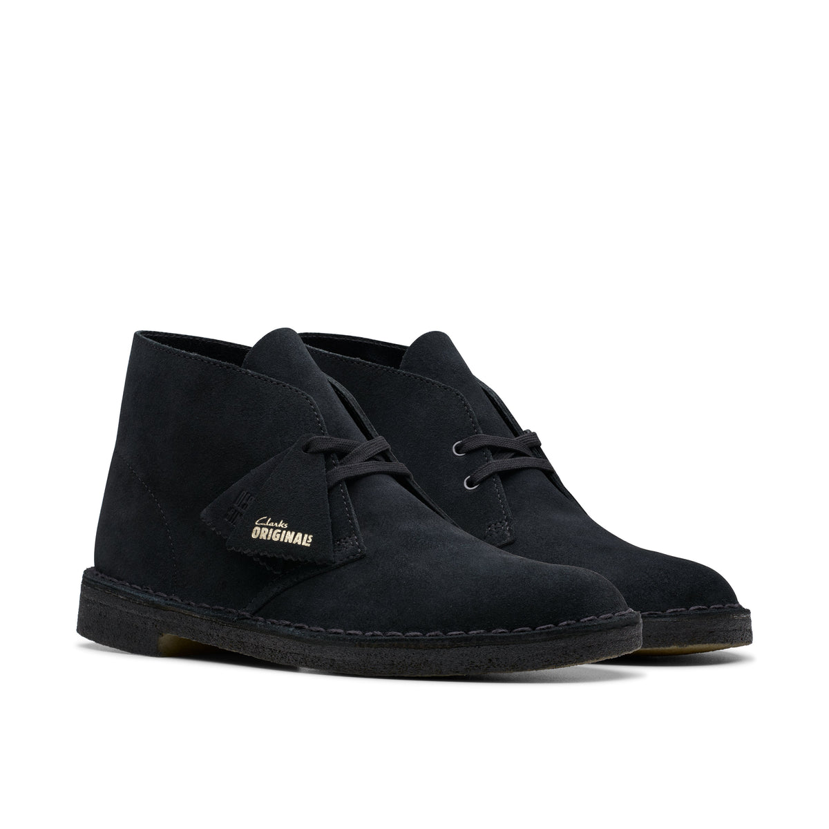 Clarks Desert Boot Black Sde - Men's