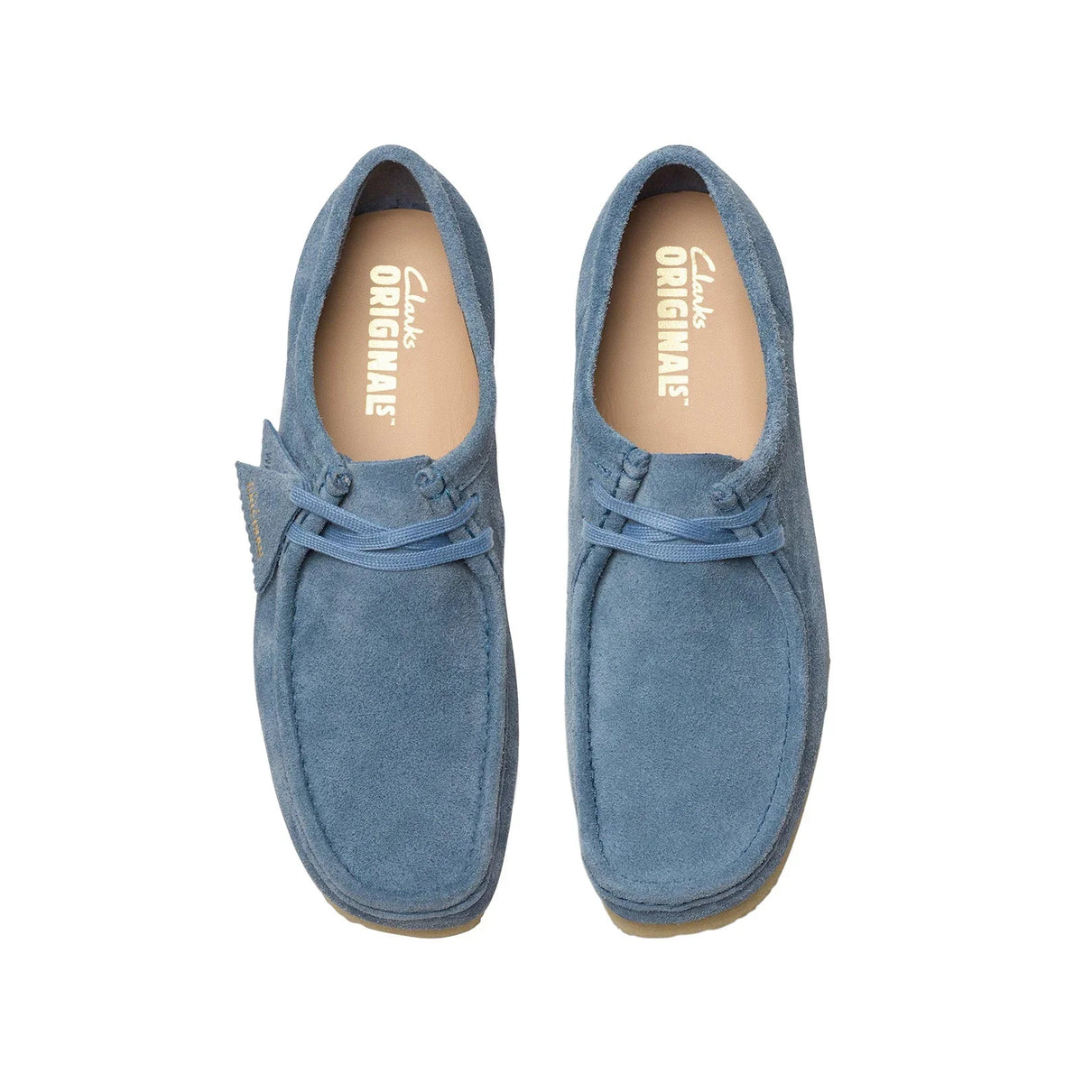 Clarks Wallabee French Light Blue Suede - 26179164