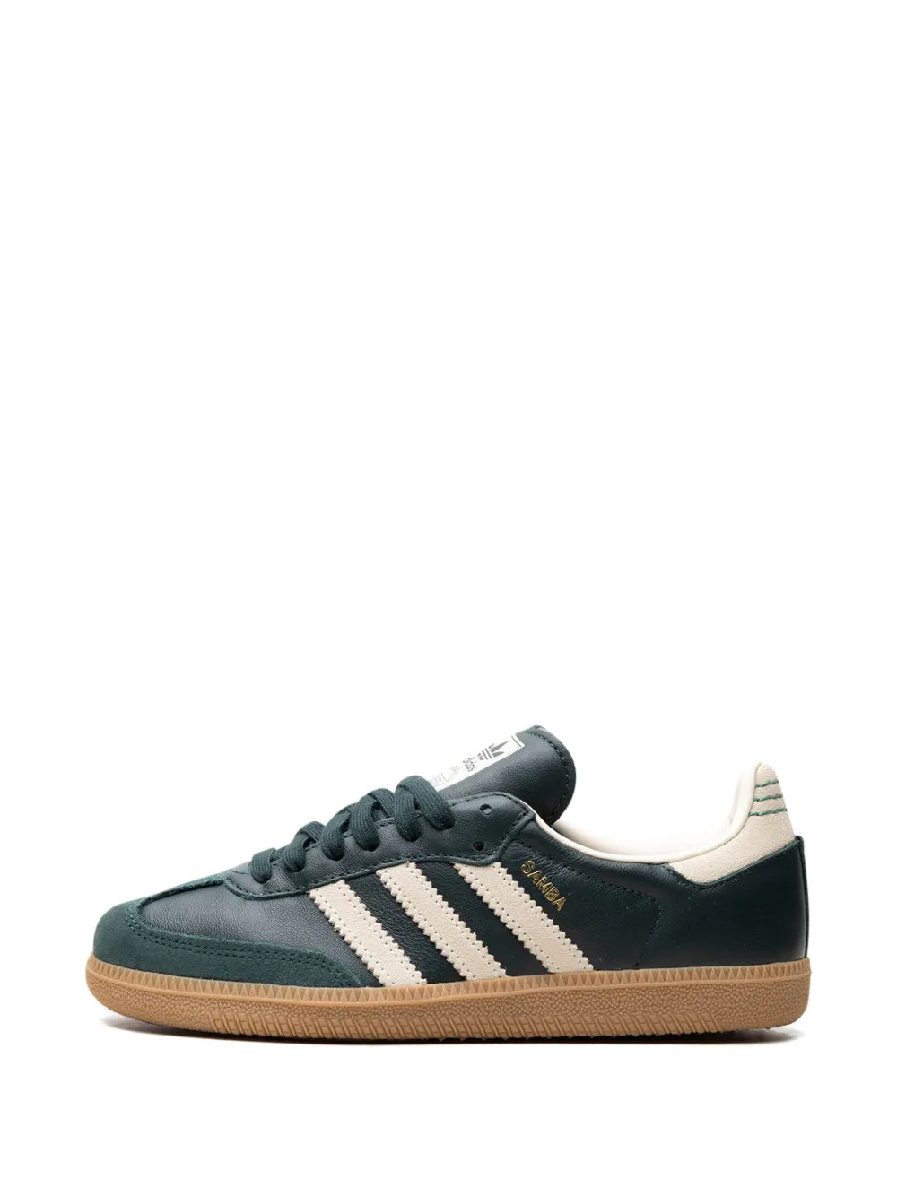 Samba Shadow Green Cream White Gold Metallic Sneakers