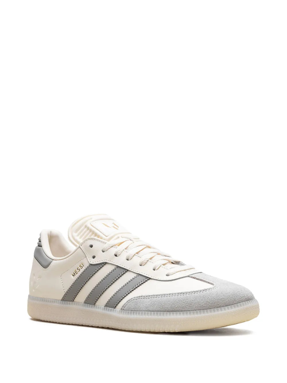 Samba Lionel Messi - Cream White/Light Brown/Metallic Gold Sneakers