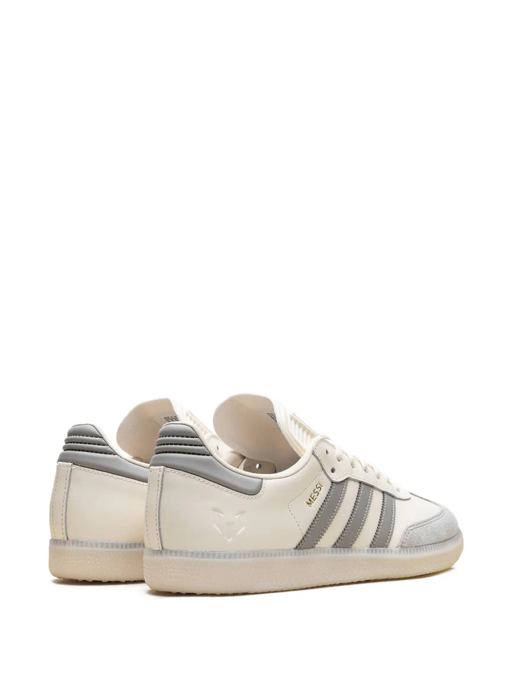 Samba Lionel Messi - Cream White/Light Brown/Metallic Gold Sneakers
