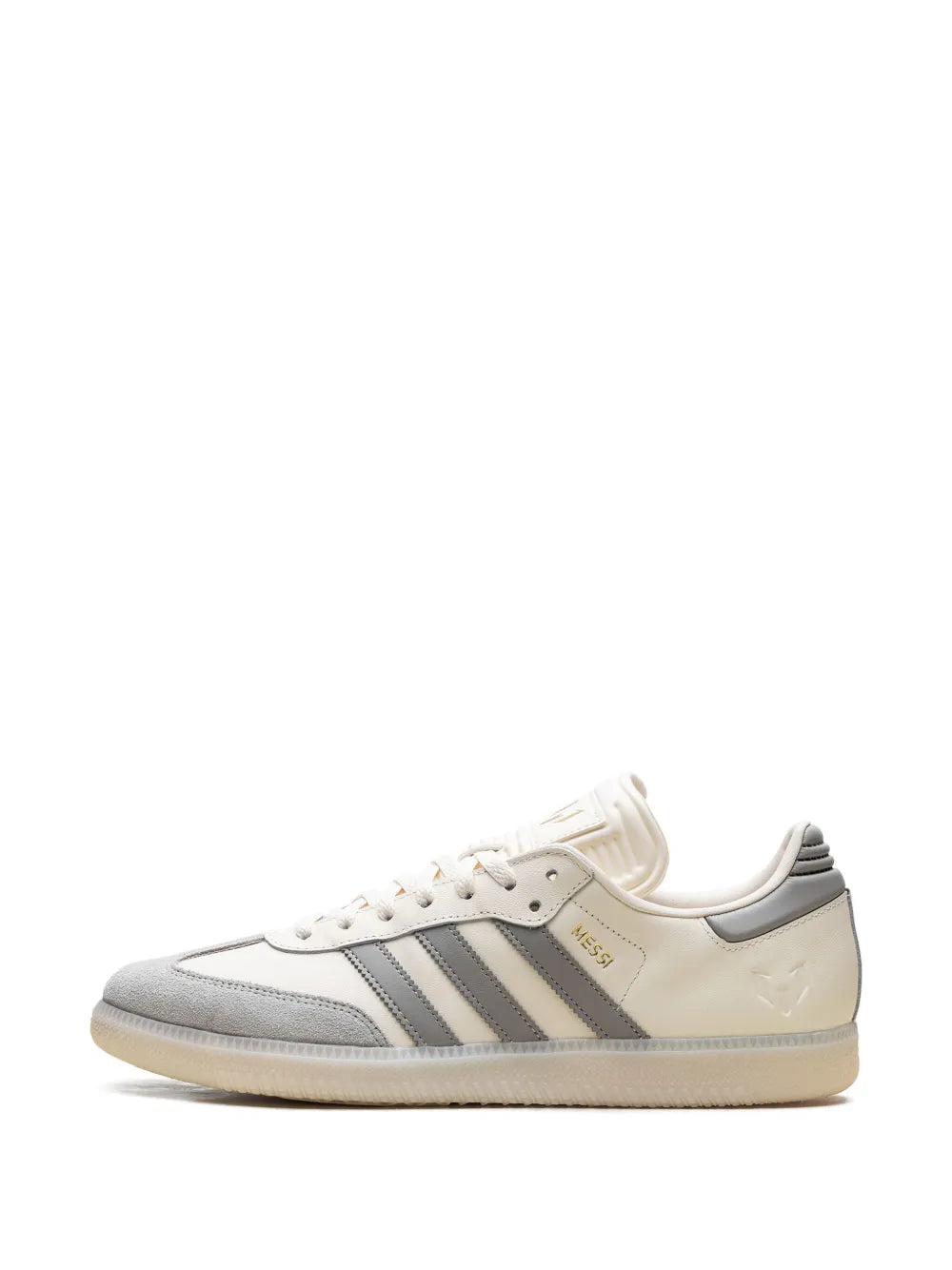 Samba Lionel Messi - Cream White/Light Brown/Metallic Gold Sneakers
