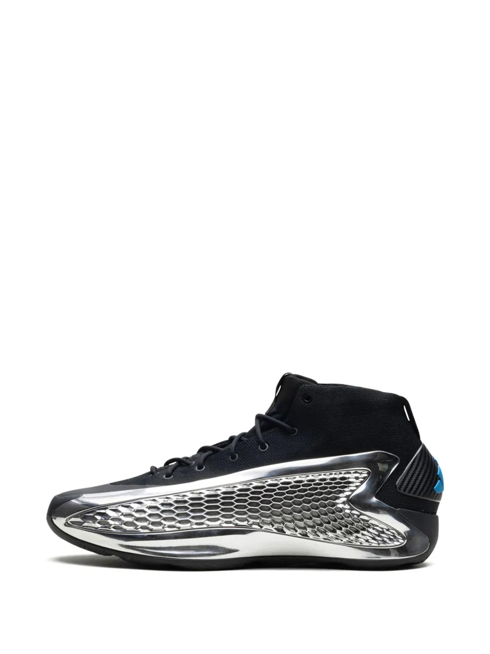 Ae 1 Mid Silver Metallic Sneakers
