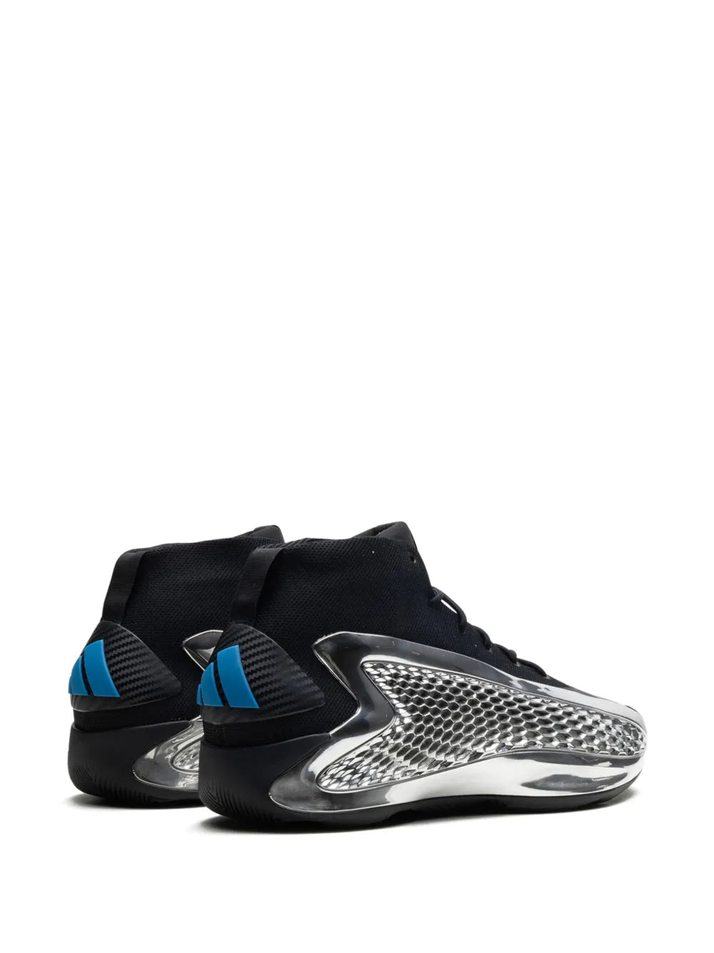 Ae 1 Mid Silver Metallic Sneakers