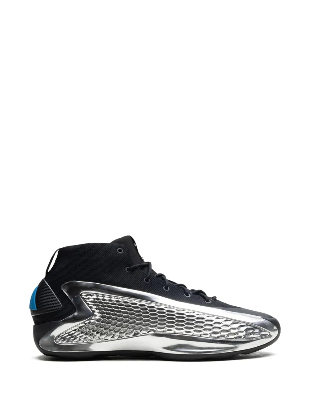 Ae 1 Mid Silver Metallic Sneakers