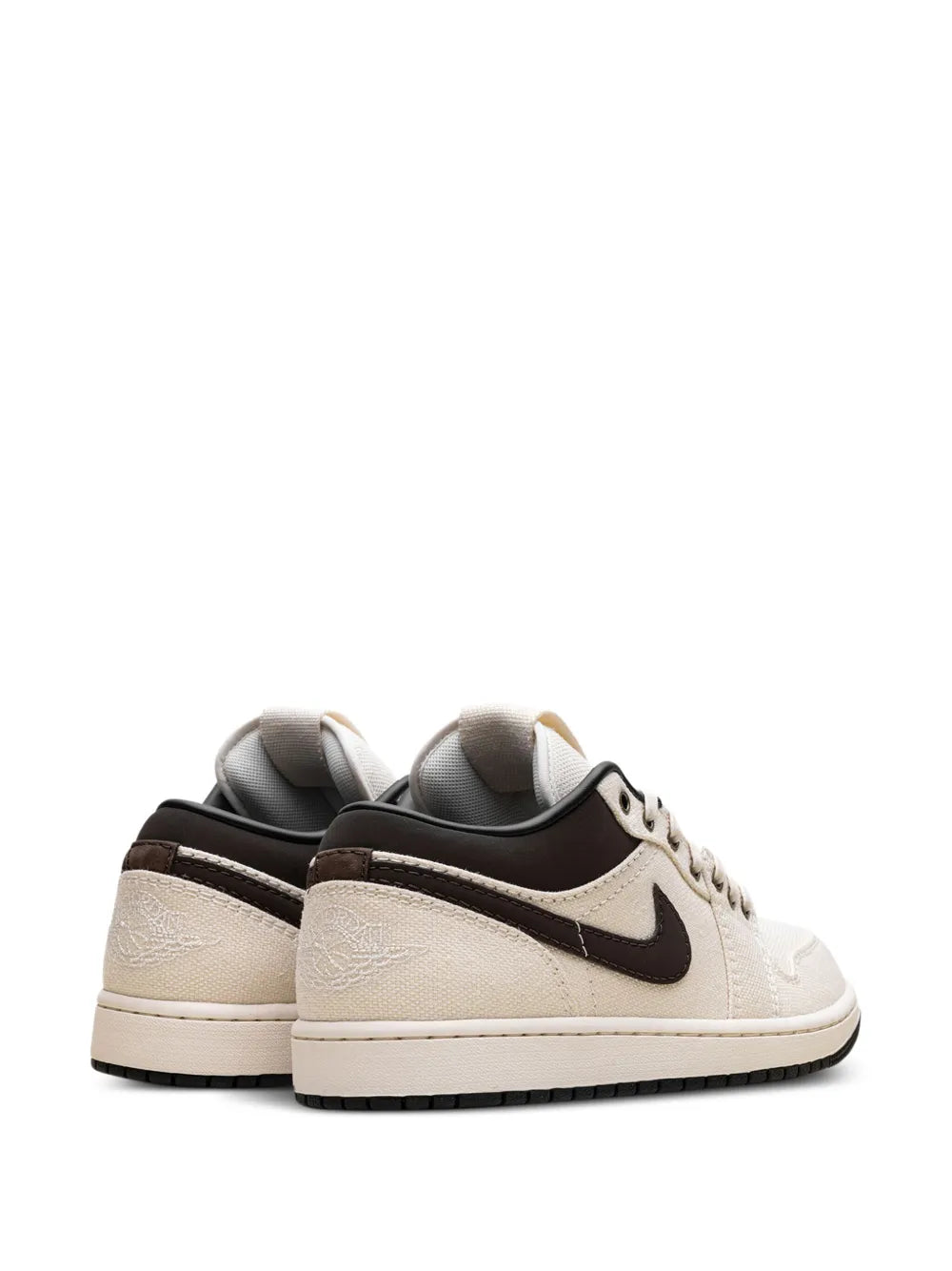 1 Low Premium Pale Ivory/Baroque Brown Sneakers