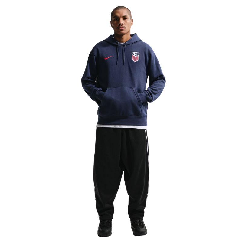 Nike Soccer French Terry Pullover Hoodie USMNT Club - Men's