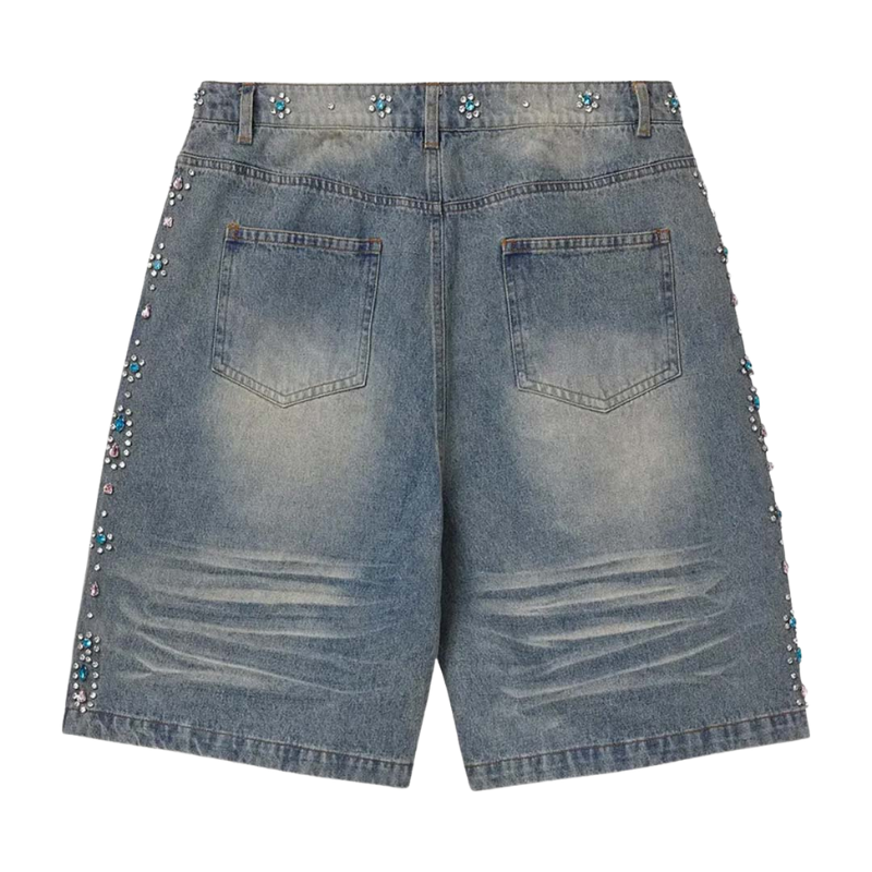 Vale Forever 'Candy' Blue Jean Shorts