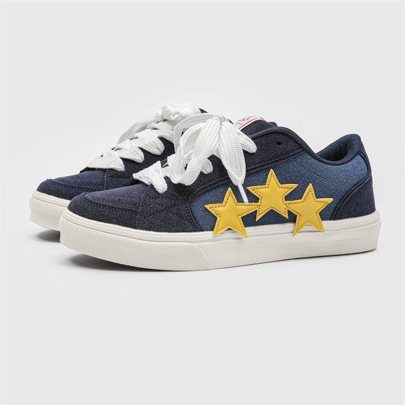 Versatile, Lightweight And Comfortable Star-patterned Sneakers For Sports