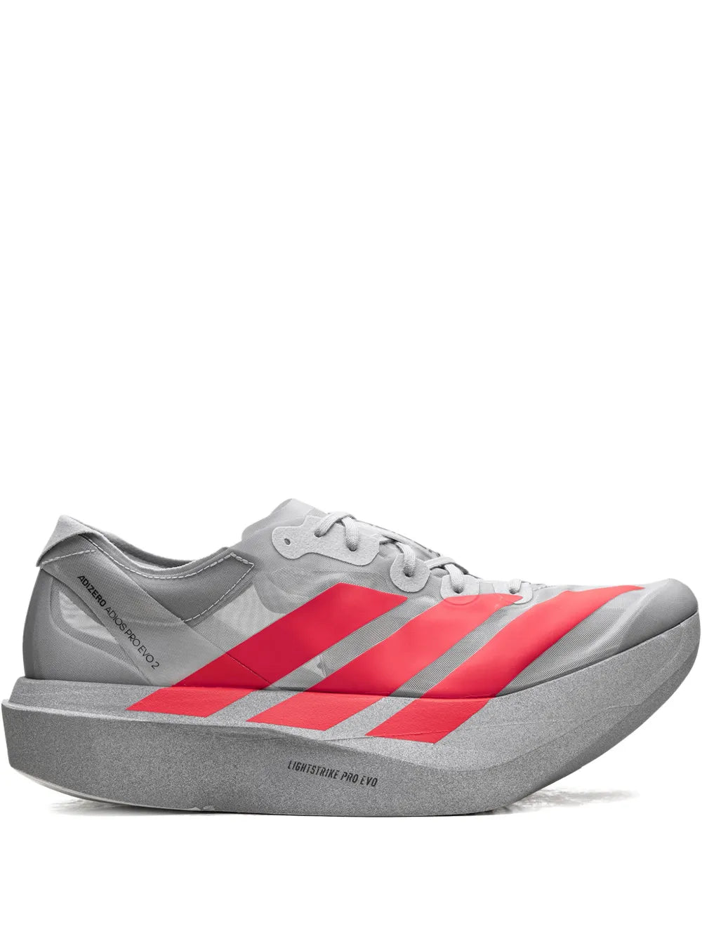 Adizero Adios Pro Evo 2 Silver Metallic/Lucid Red/Grey Two Sneakers