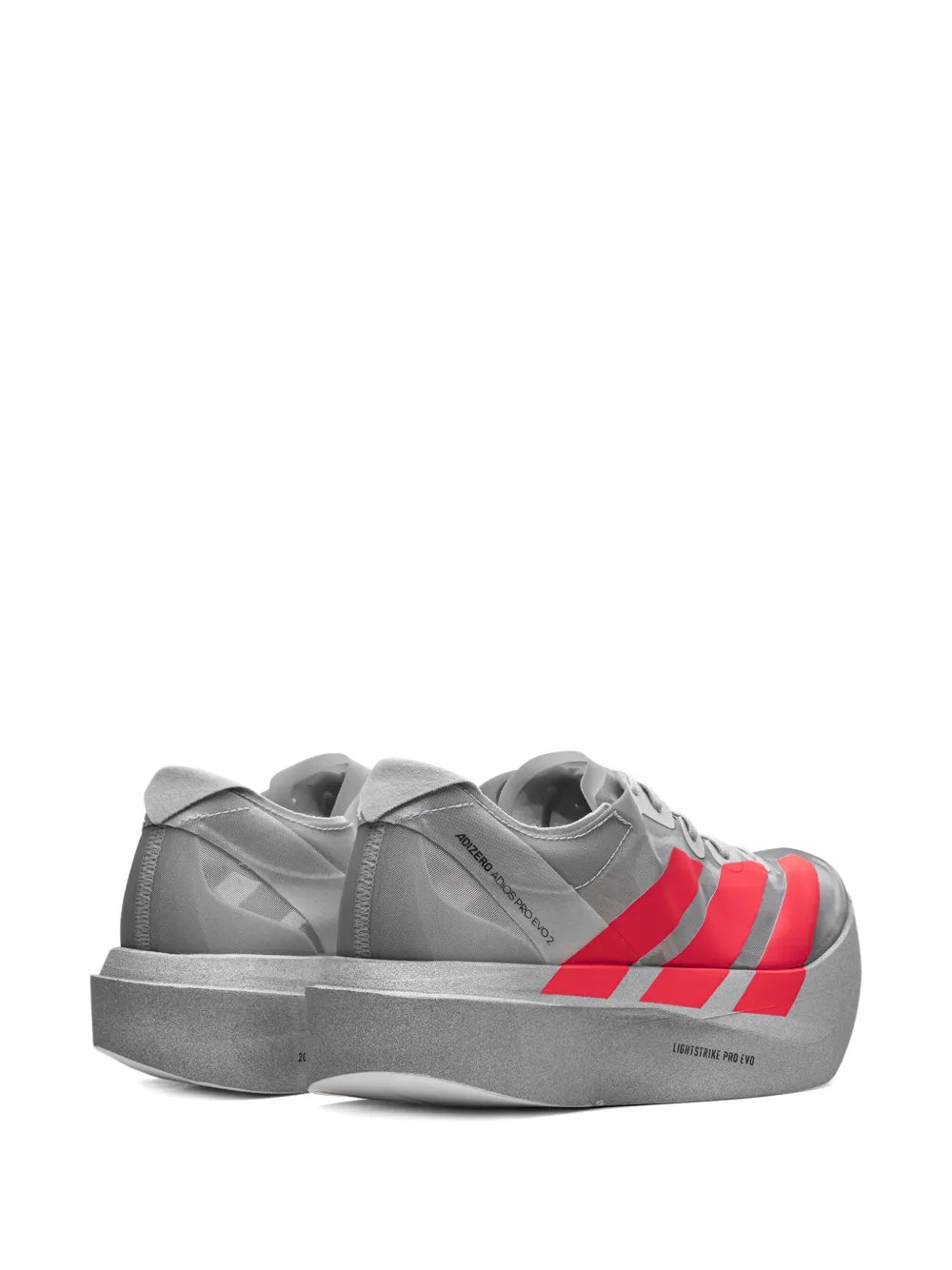 Adizero Adios Pro Evo 2 Silver Metallic/Lucid Red/Grey Two Sneakers