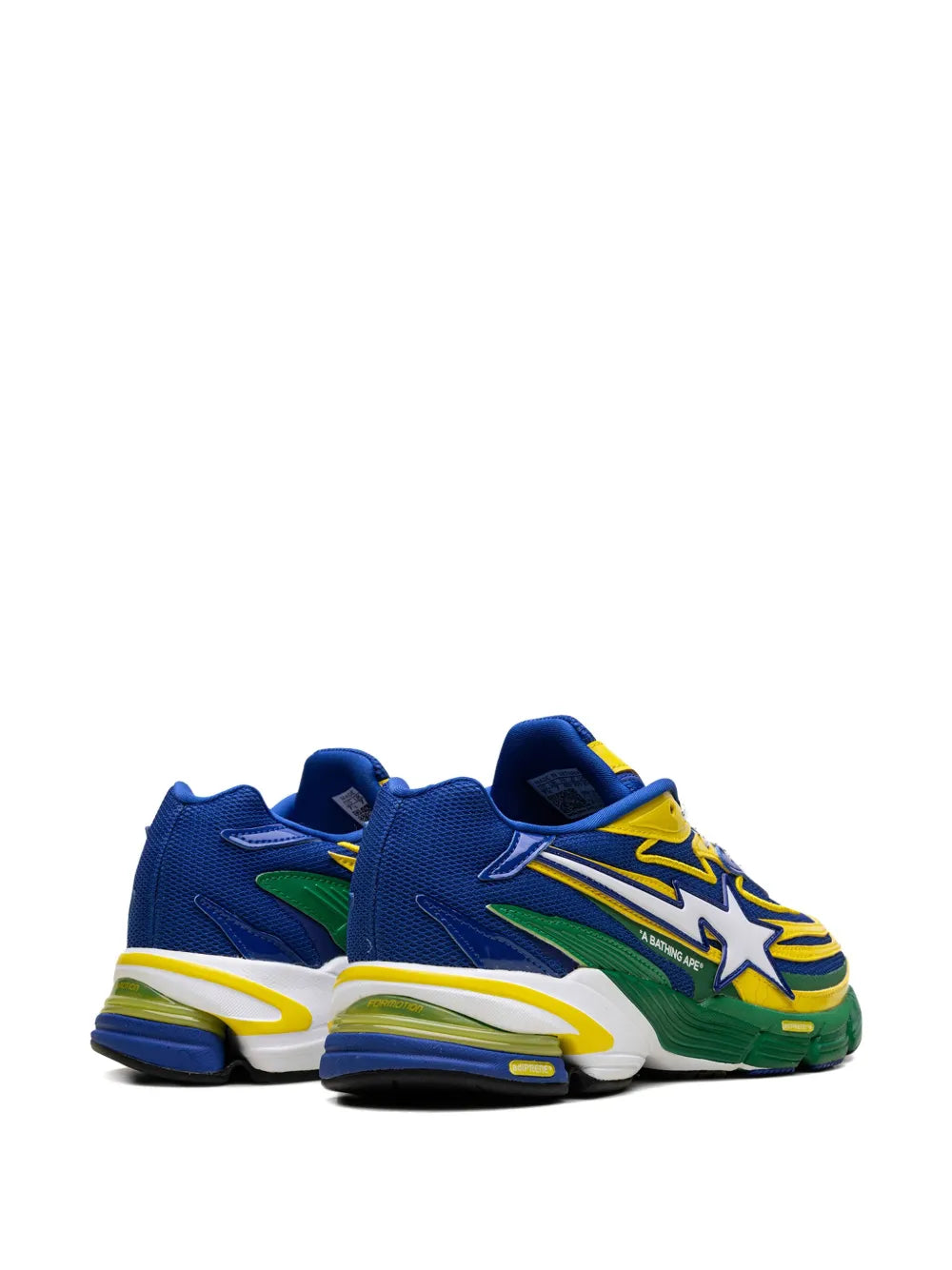 Orketro Bape Yellow Blue Green Sneakers