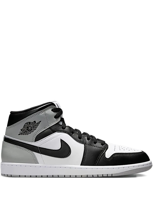 1 Mid Barons - White/Light Smoke Grey/Black Sneakers