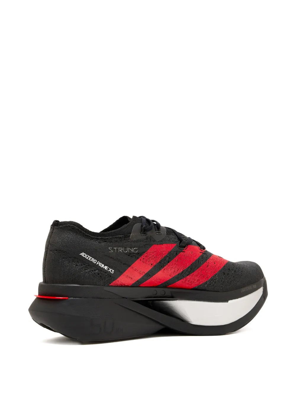 Adizero Prime X3 Strung Amg Striped Lace-Up Sneakers