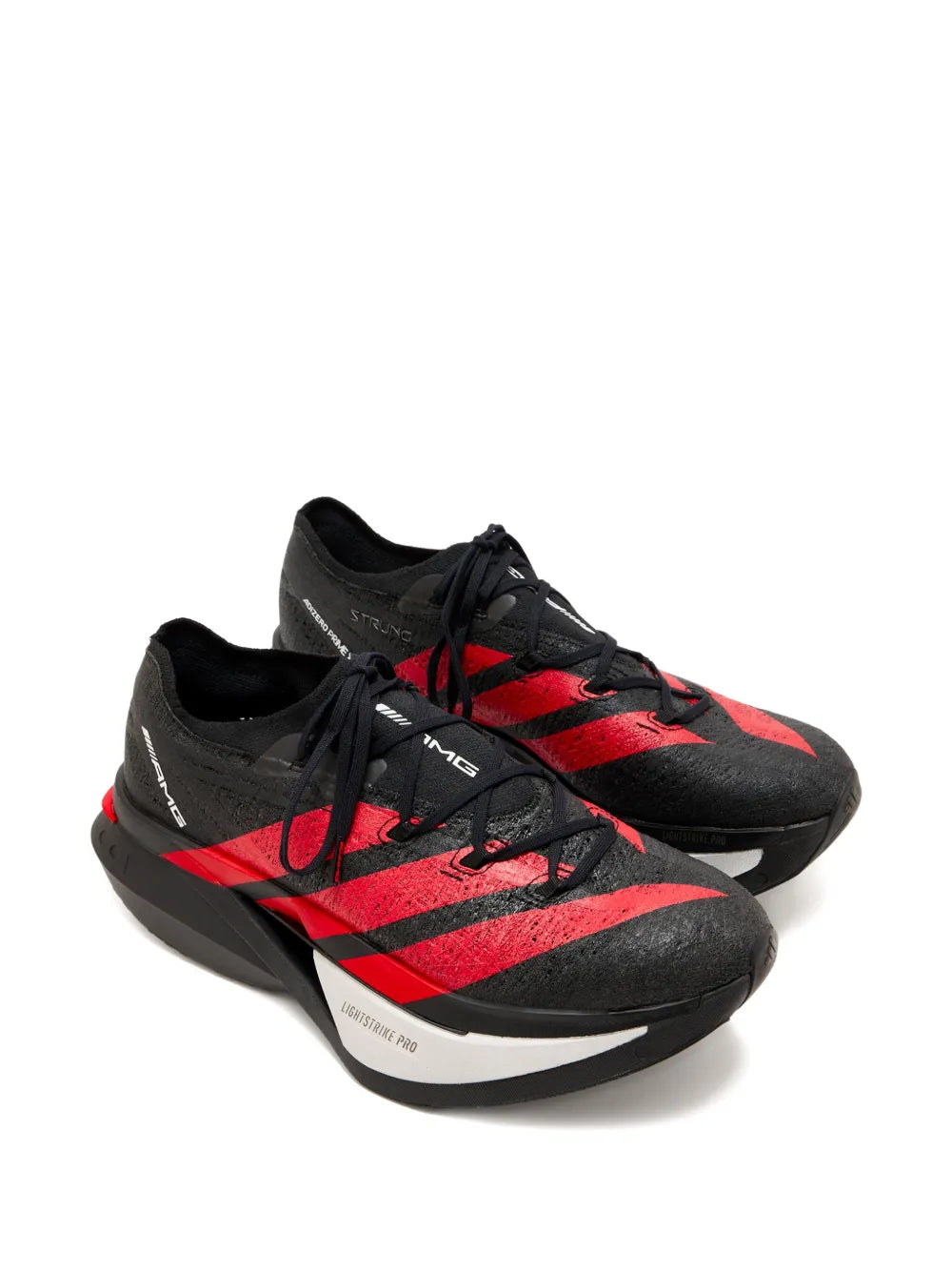 Adizero Prime X3 Strung Amg Striped Lace-Up Sneakers