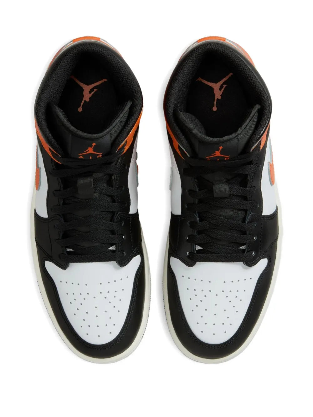 1 Mid Black Toe Starfish Sneakers