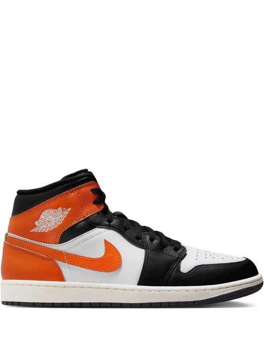 1 Mid Black Toe Starfish Sneakers