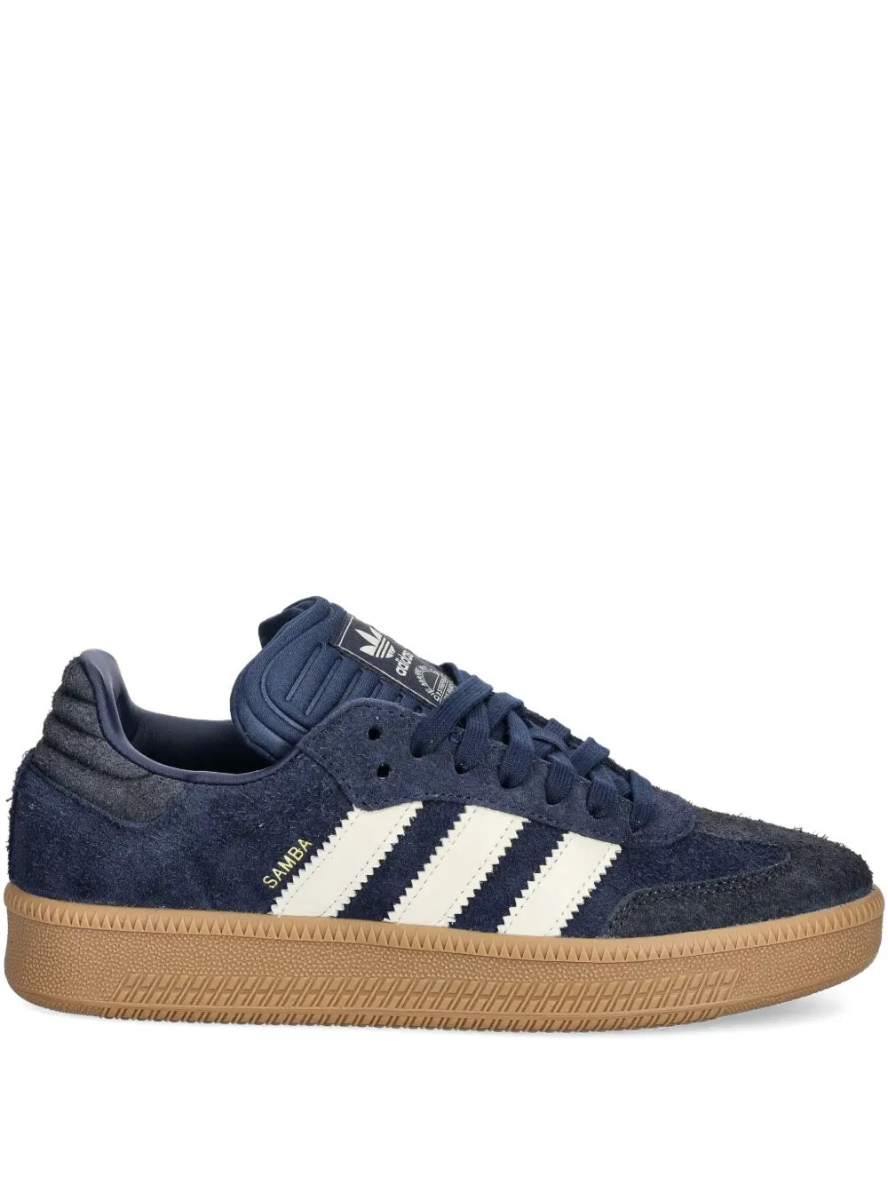 Samba Xlg Three-Stripe Suede Sneakers