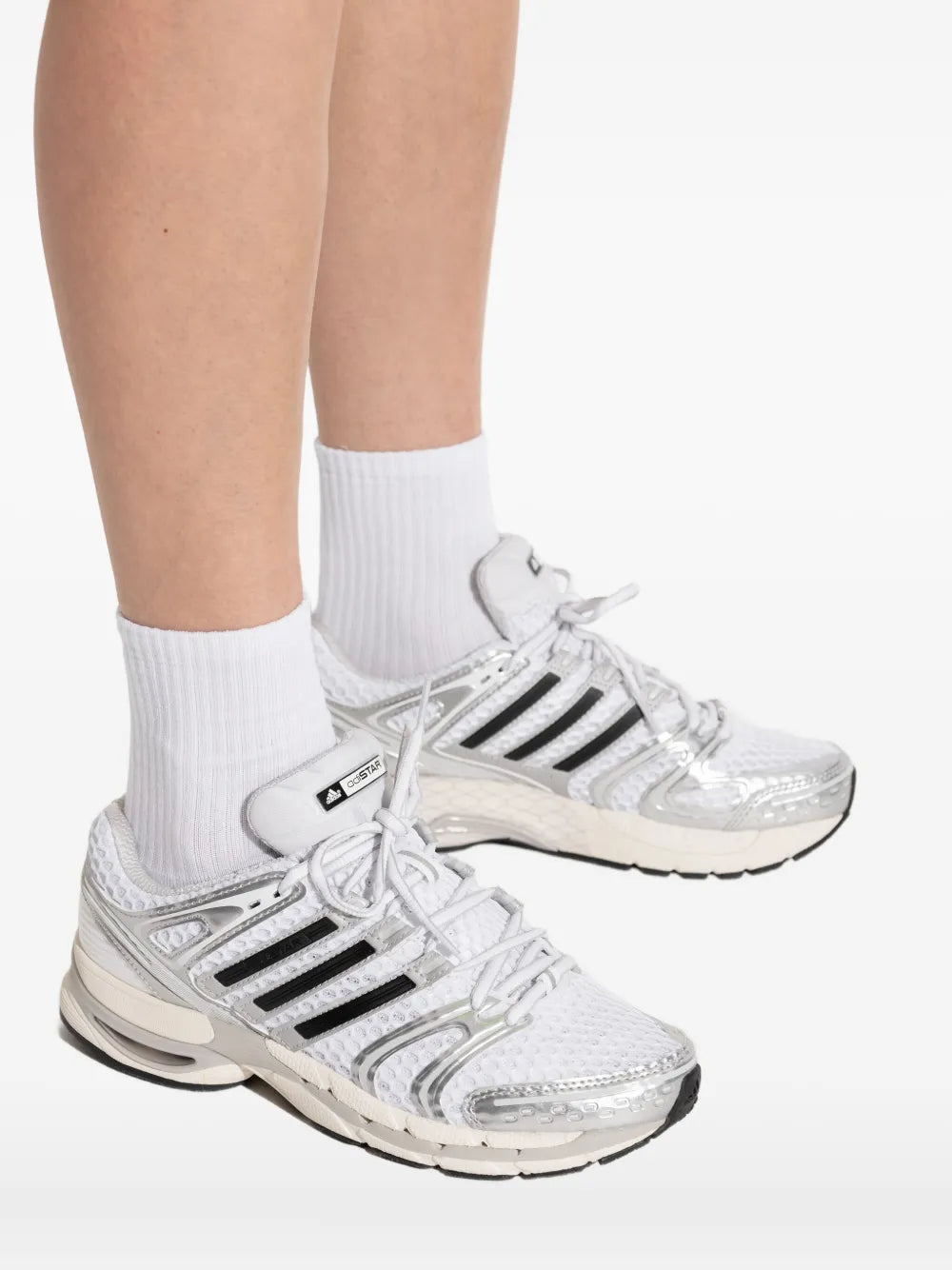 Adistar Control 5 Silver Metallic Black Sneakers
