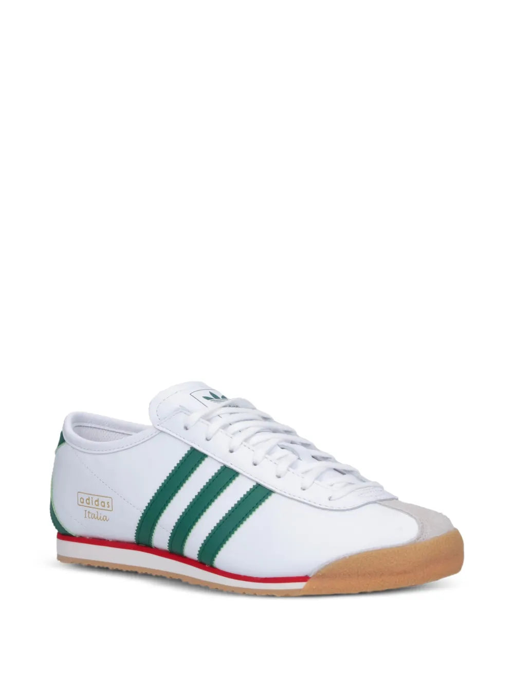 70S Italian Three-Stripe Leather Trainers