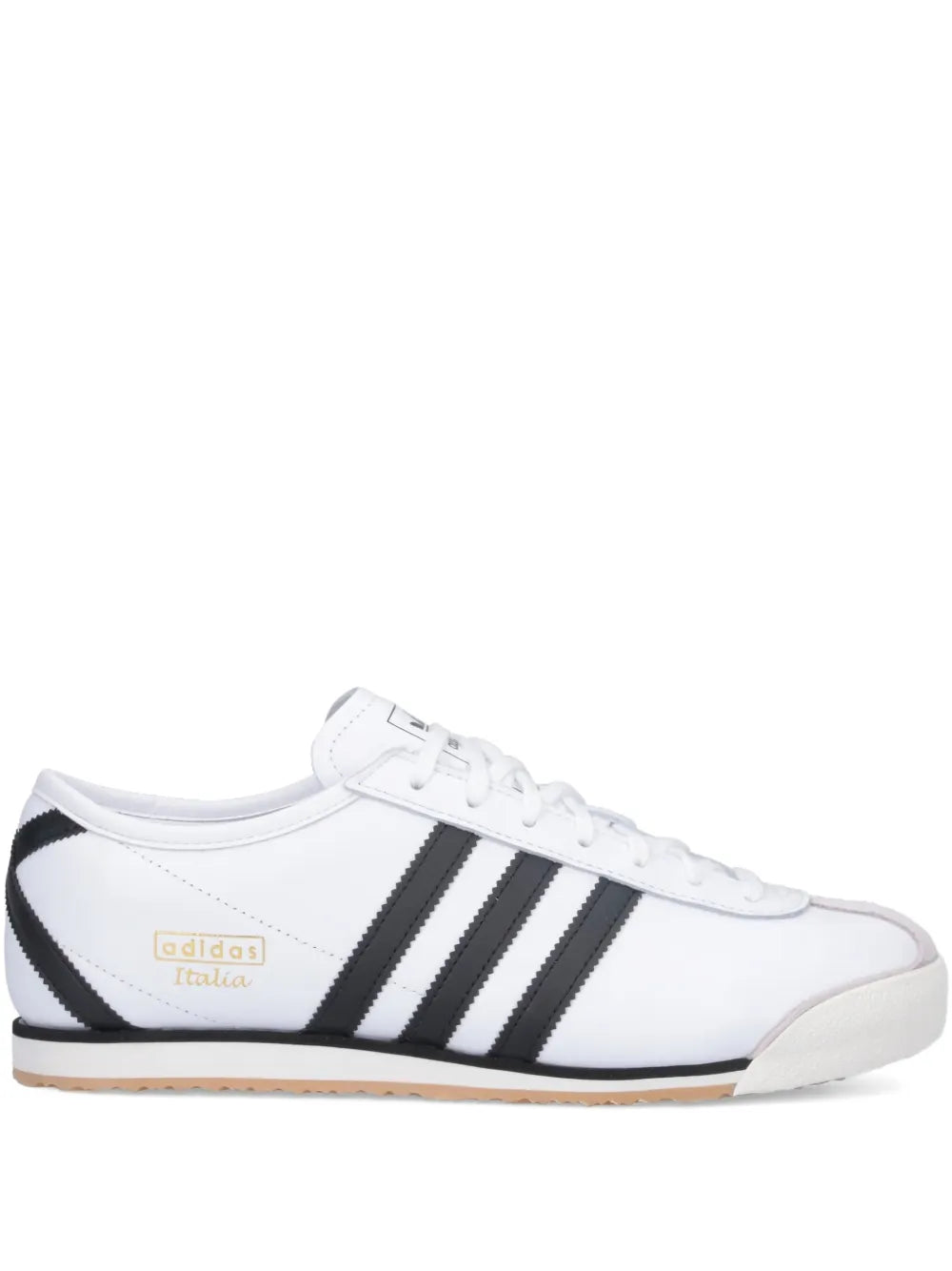 70S Italian Three-Stripe Leather Sneakers