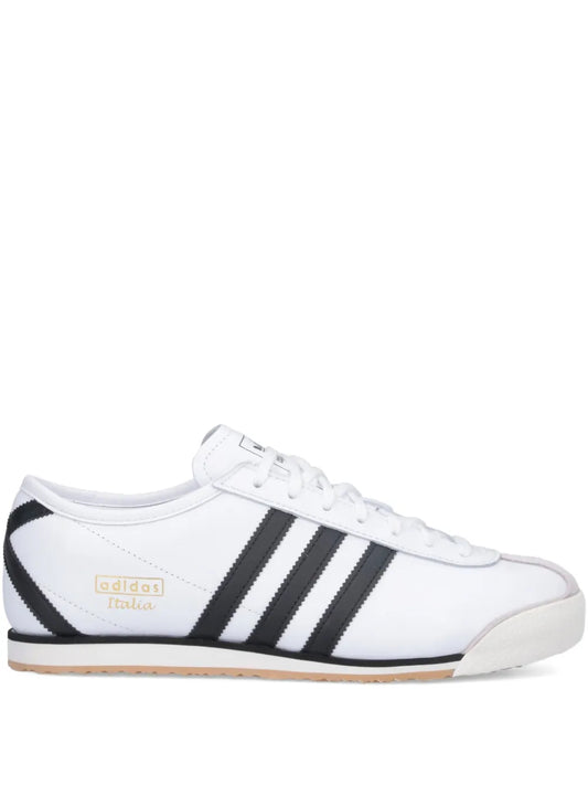70S Italian Three-Stripe Leather Sneakers