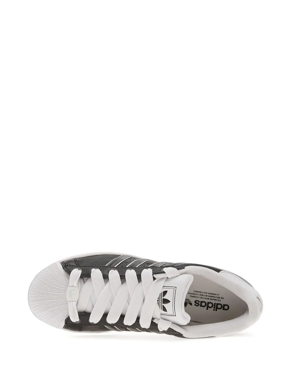 Shell-Toe Three-Stripe Trainers