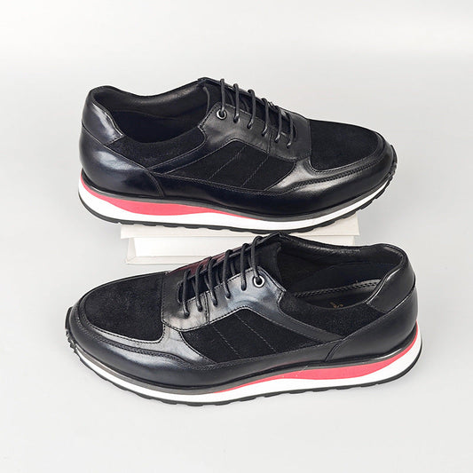 Retro-style British Casual Mens Leather Shoes