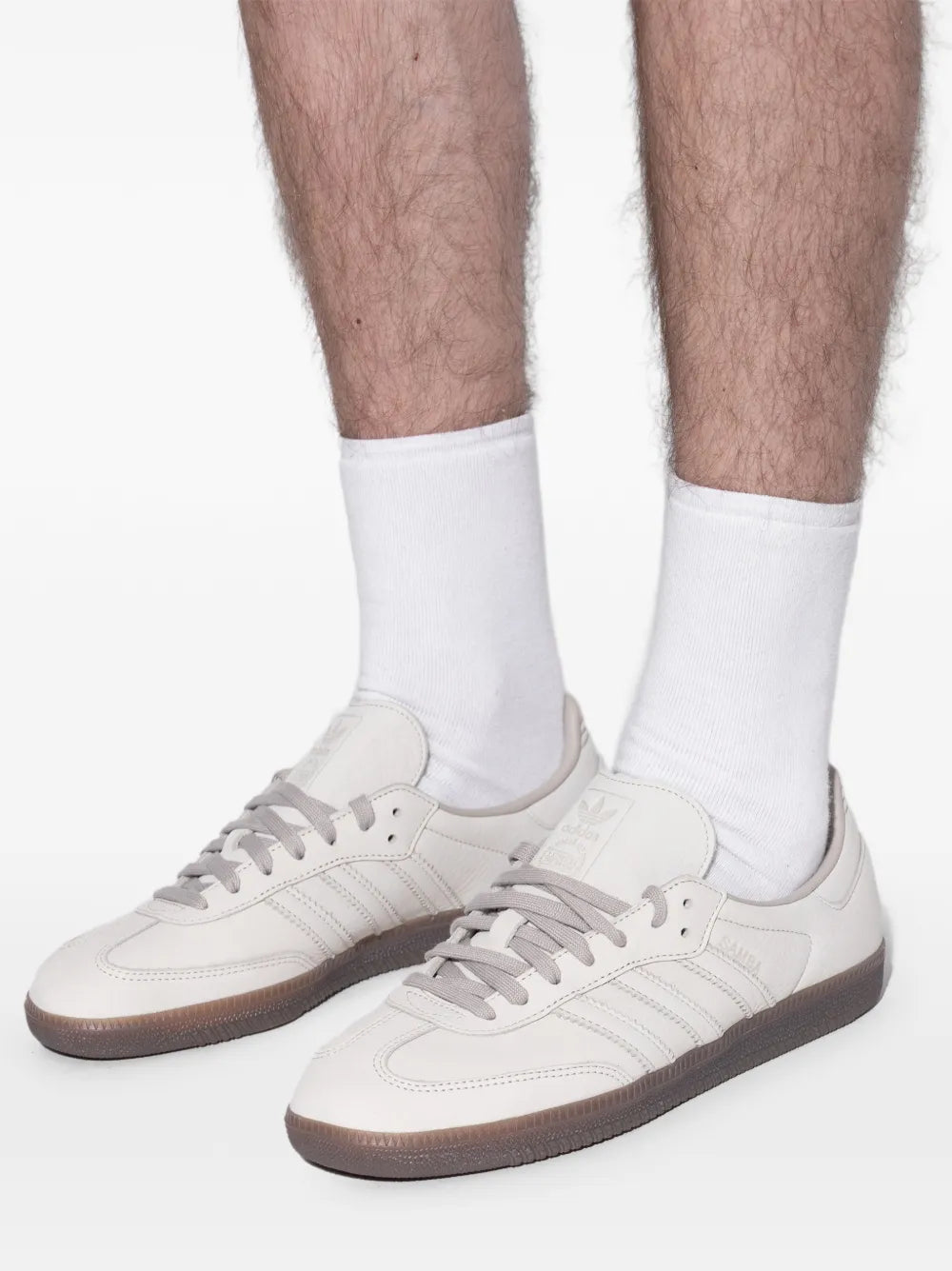 Samba Og Laced Striped Sneakers