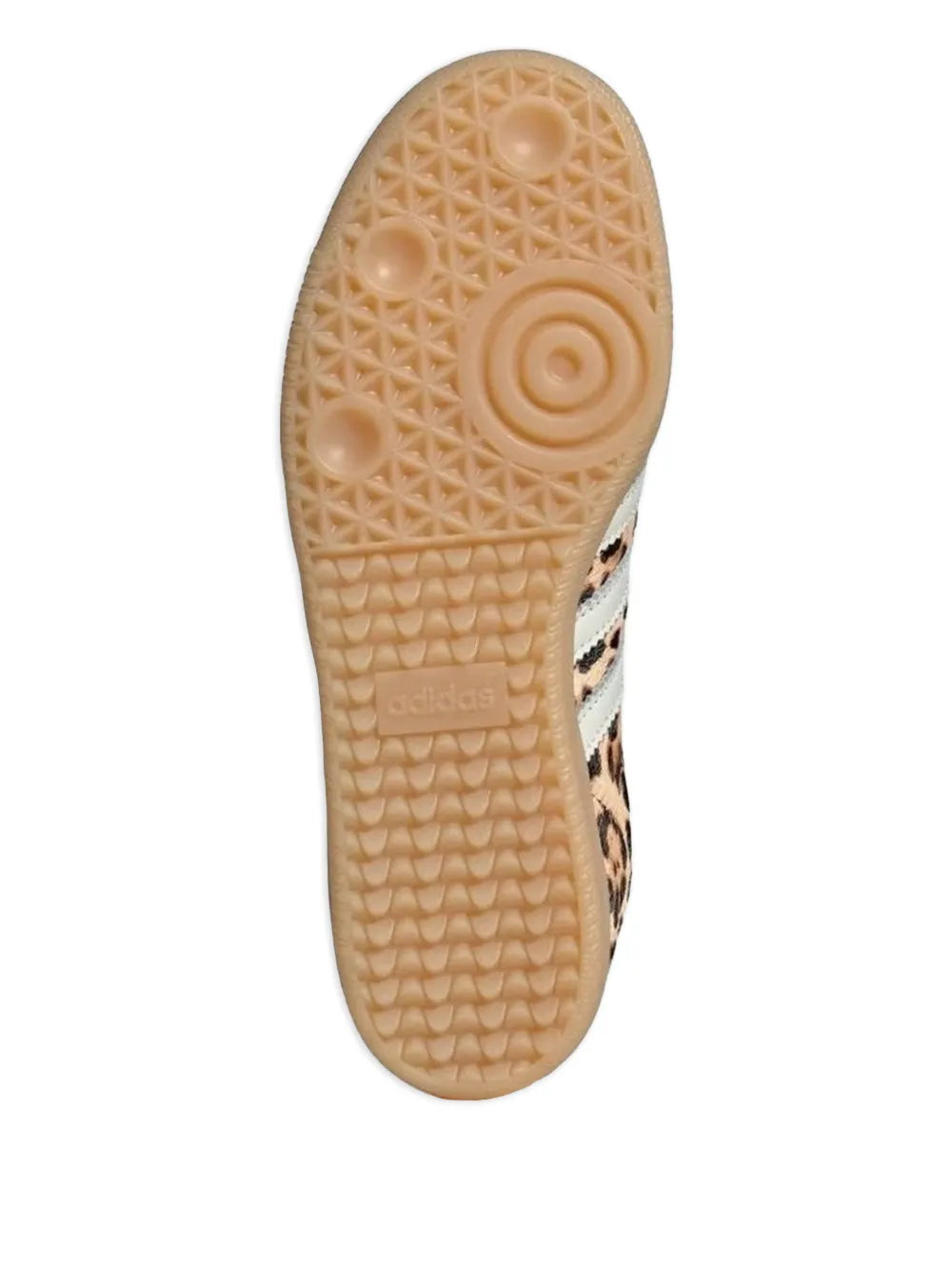 Samba Og Leopard-Print Three-Stripe Sneakers