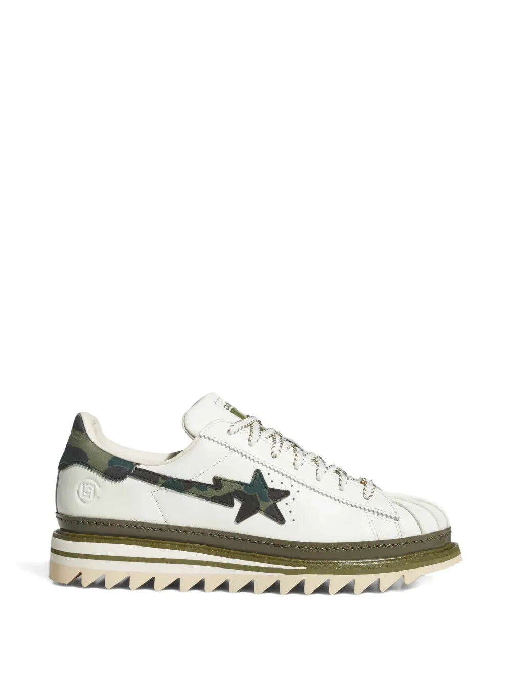 Clot X Bape?Camouflage Star Low-Tops Sneakers