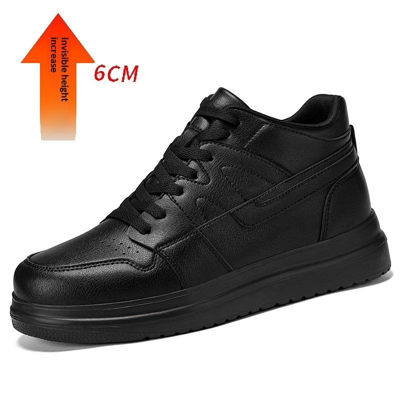 Mens New Autumn Thick-soled Hidden-heel Mens Shoes