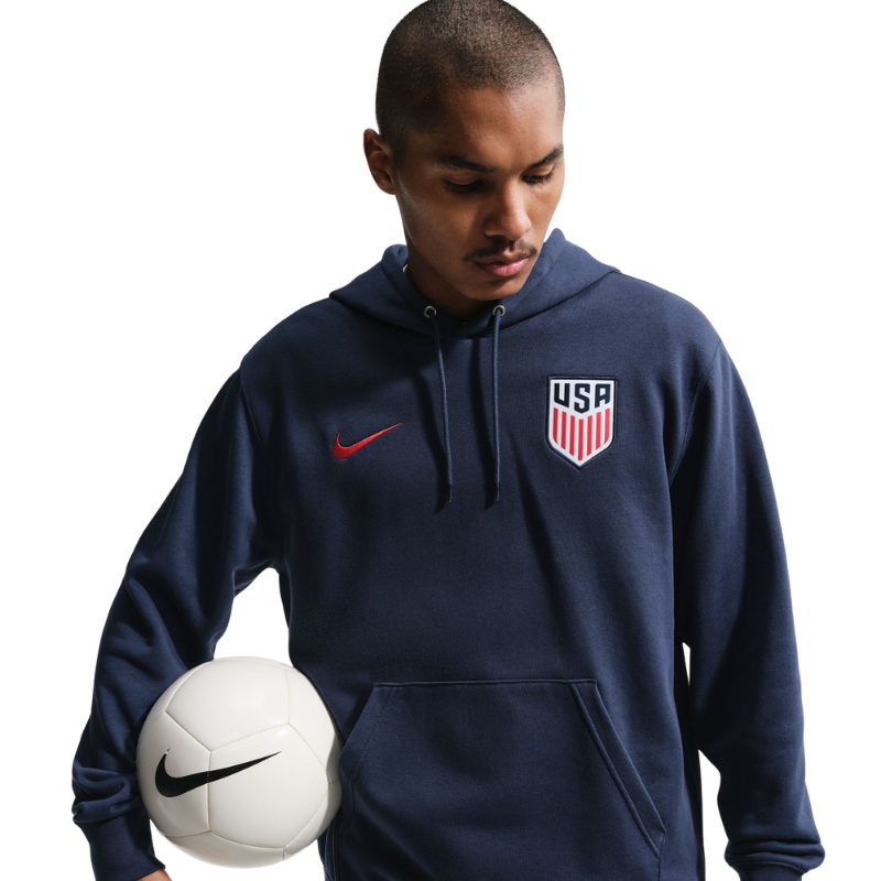 Nike Soccer French Terry Pullover Hoodie USMNT Club - Men's