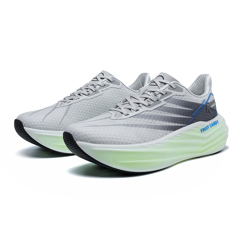Couple Running Shoes Breathable Mesh Shoes Ultra-Soft Non-Deformable Jelly Sole Casual All-Match Sneakers