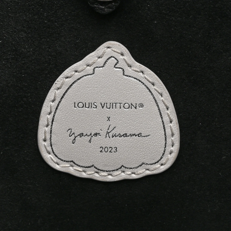 Louis Vuitton LV x YK Black Empreinte Giant Monogram On The Go MM Bag