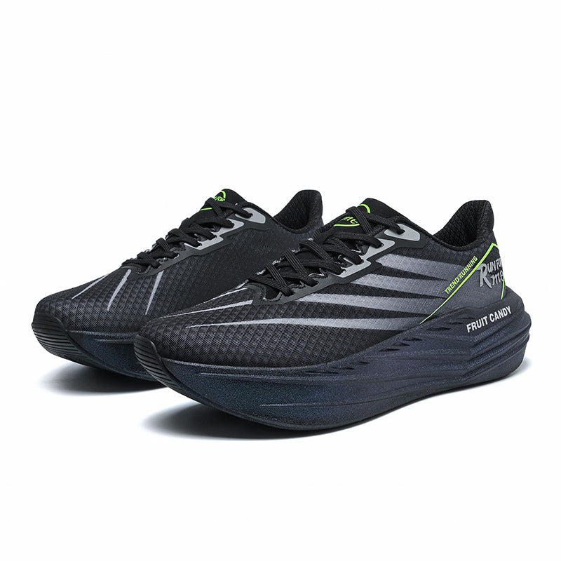 Couple Running Shoes Breathable Mesh Shoes Ultra-Soft Non-Deformable Jelly Sole Casual All-Match Sneakers