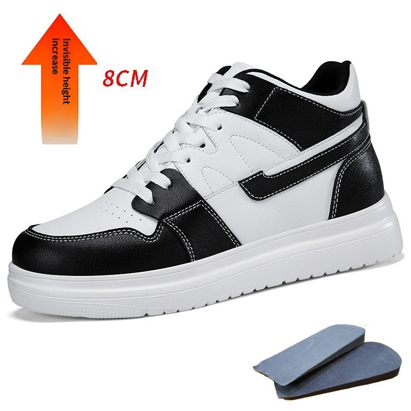Mens New Autumn Thick-soled Hidden-heel Mens Shoes