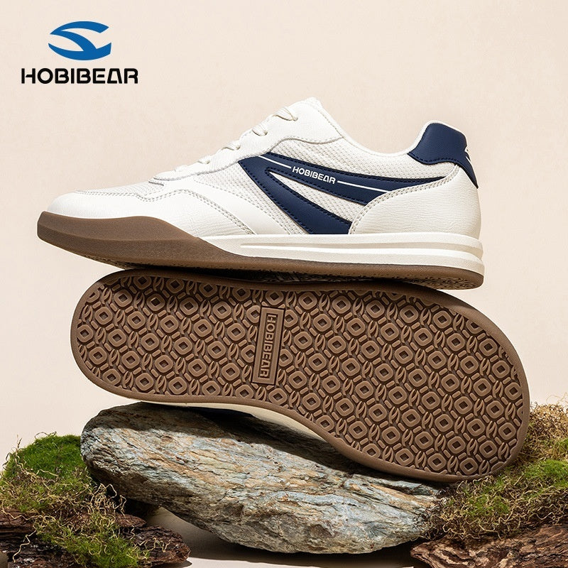 Mens Casual Sports Wide Toe Box Flat Single-layer Shoes