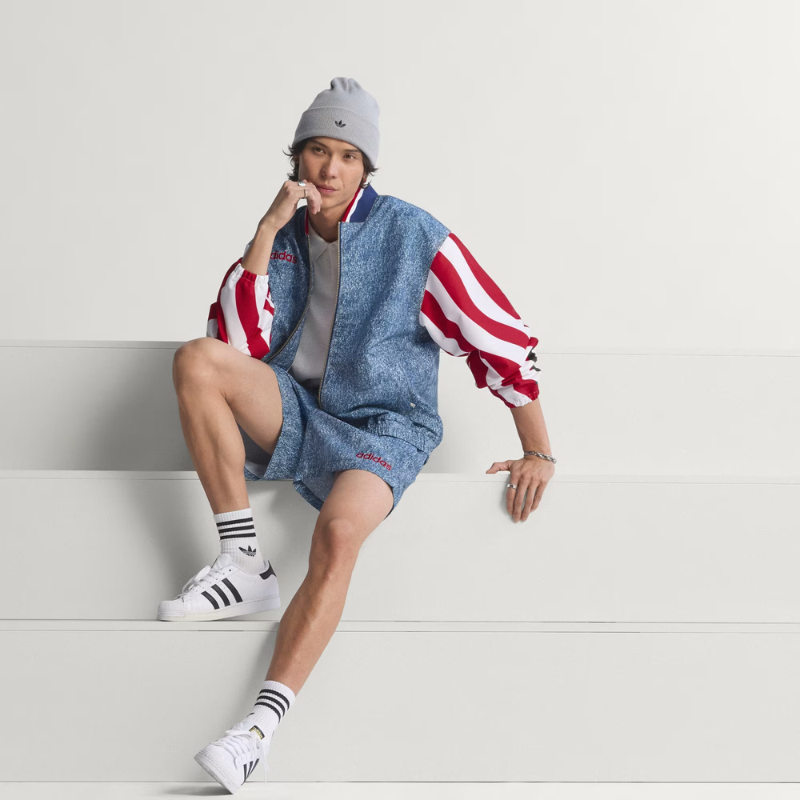 adidas Denim Graphic Track Top - Men's