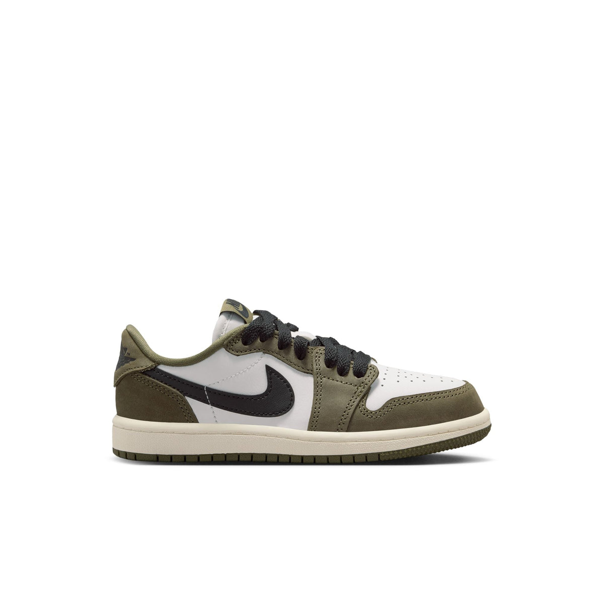 Air Jordan 1 Retro Low "Medium Olive" - Youth Sneakers
