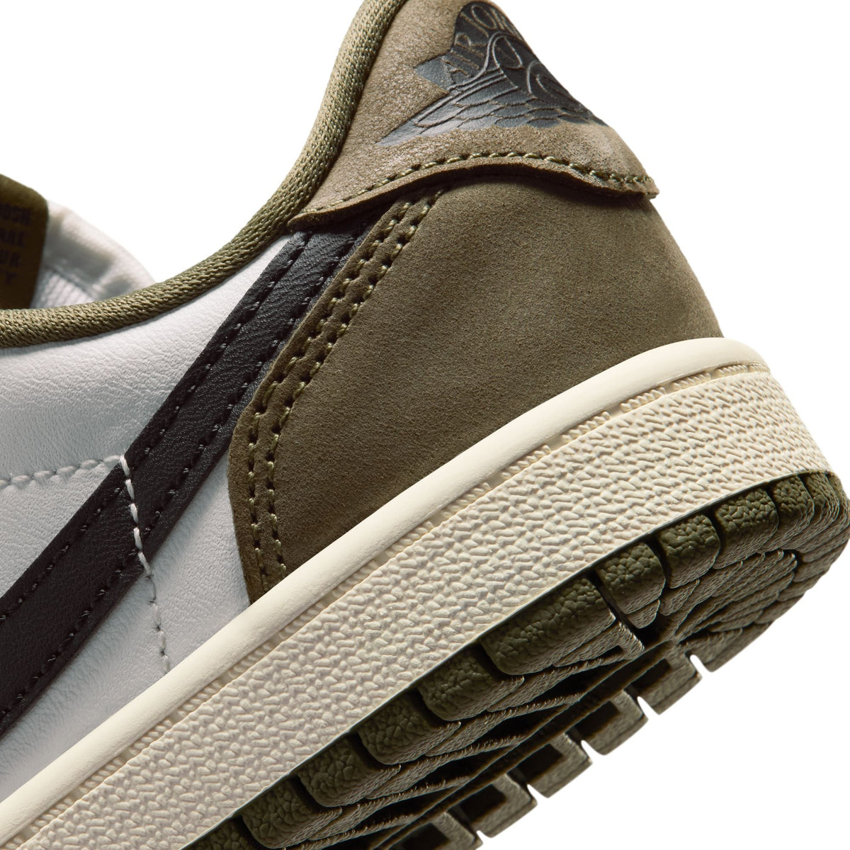 Air Jordan 1 Retro Low "Medium Olive" - Youth Sneakers