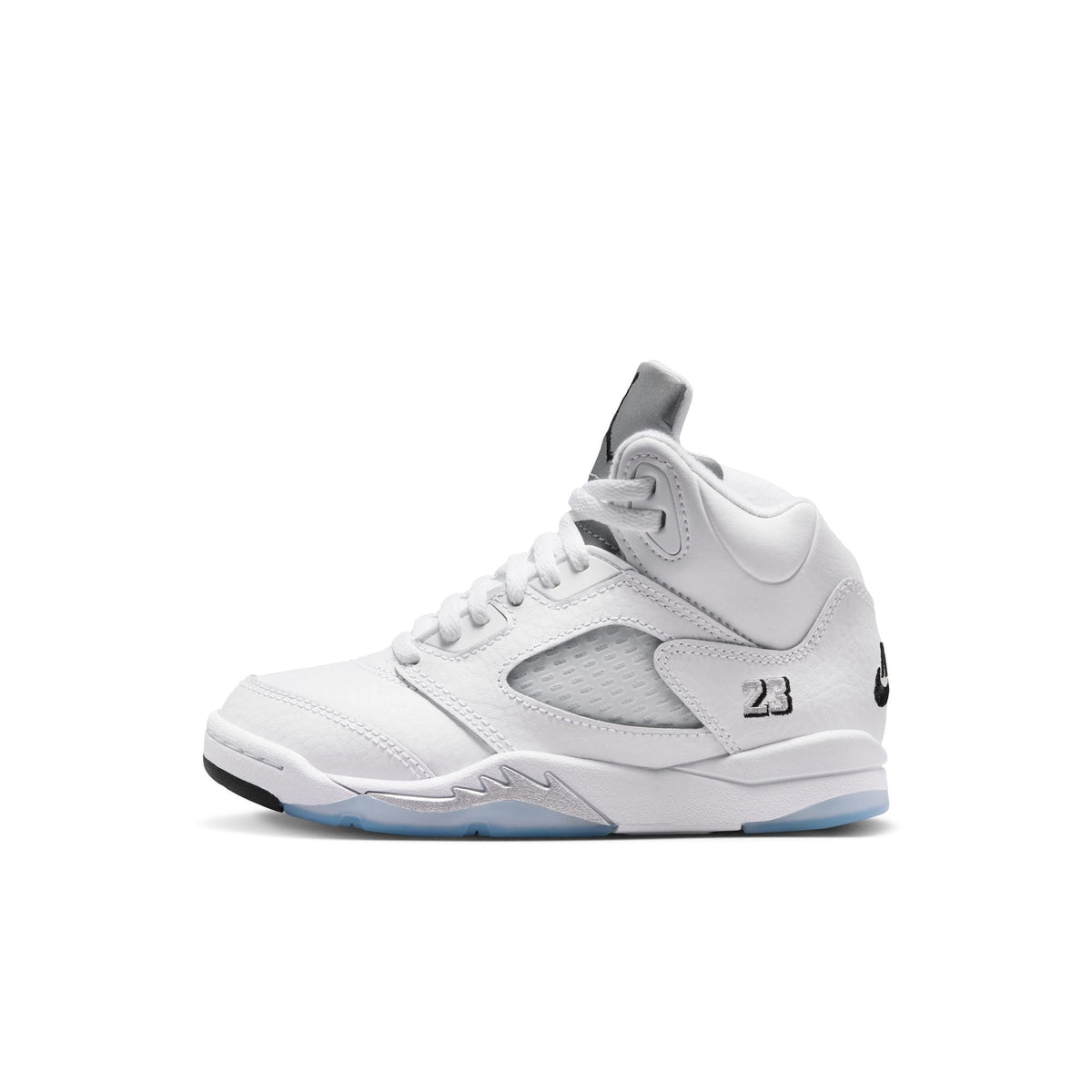 Air Jordan 5 Retro OG "White Metallic" - Preschool