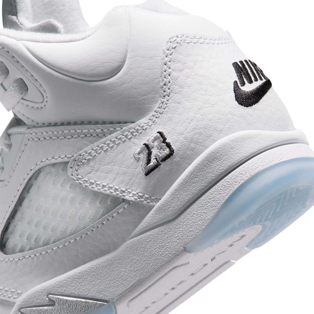 Air Jordan 5 Retro OG "White Metallic" - Preschool