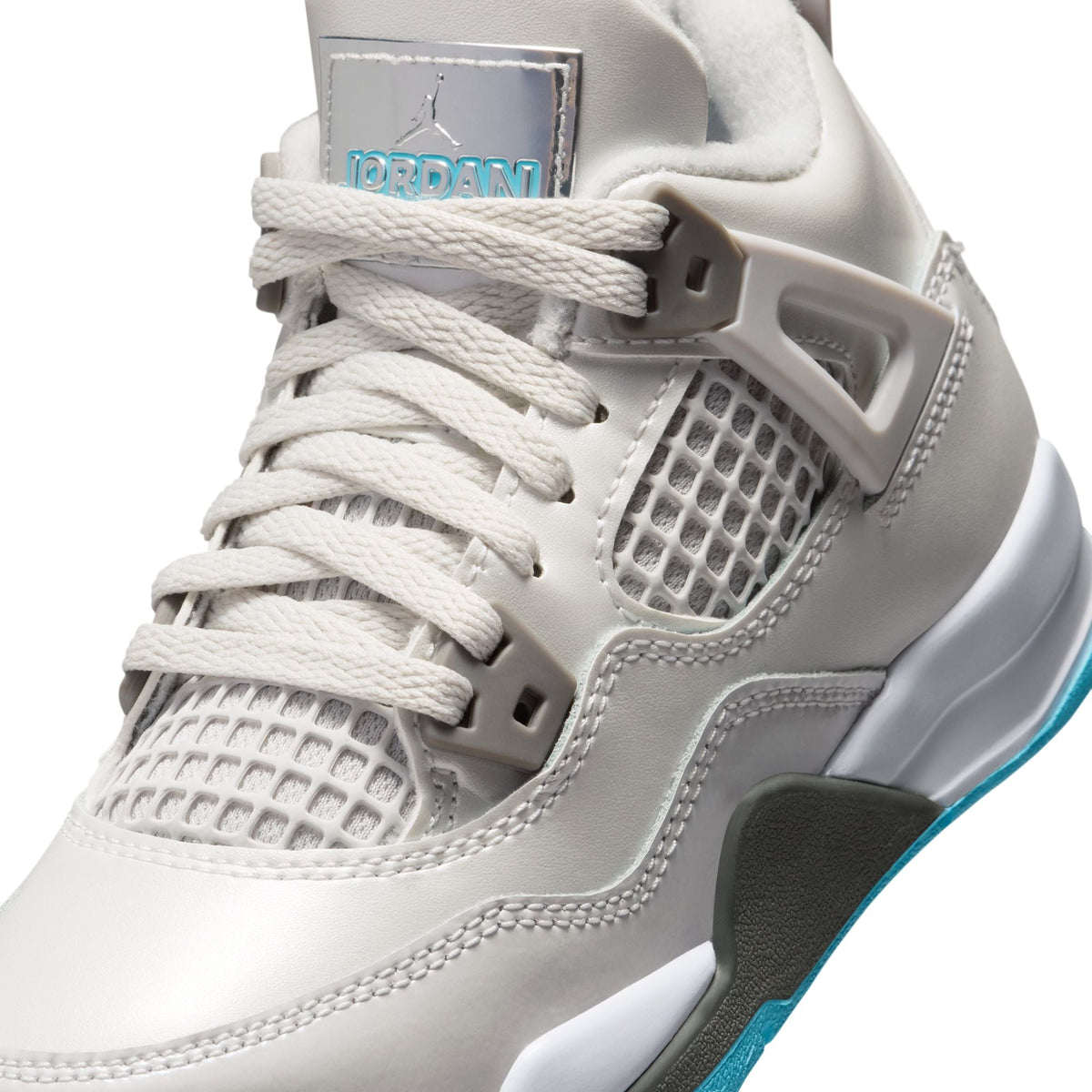 Air Jordan 4 Retro "Blue Chill" - Youth Sneakers