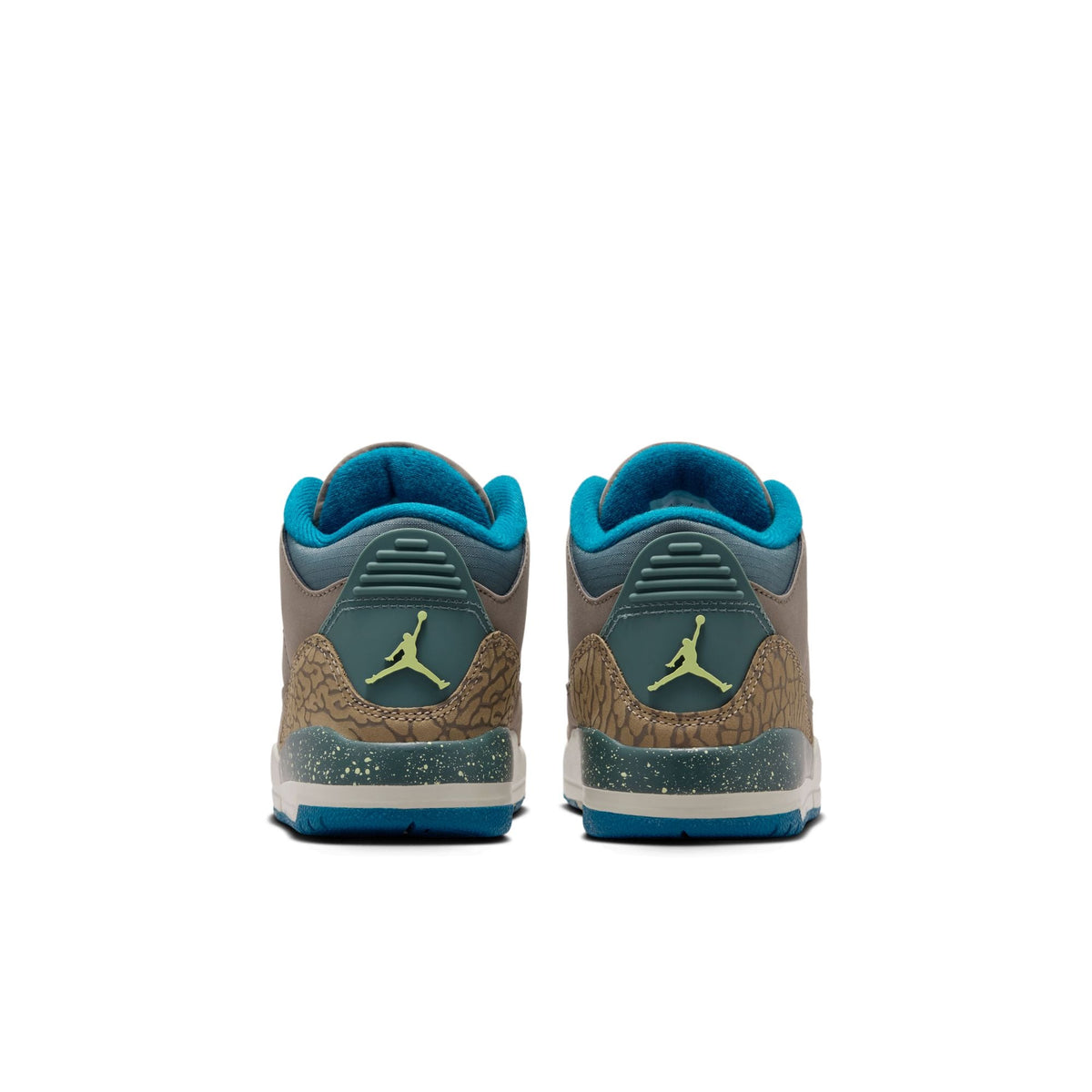 Air Jordan 3 Retro "Olive Grey" - Preschool
