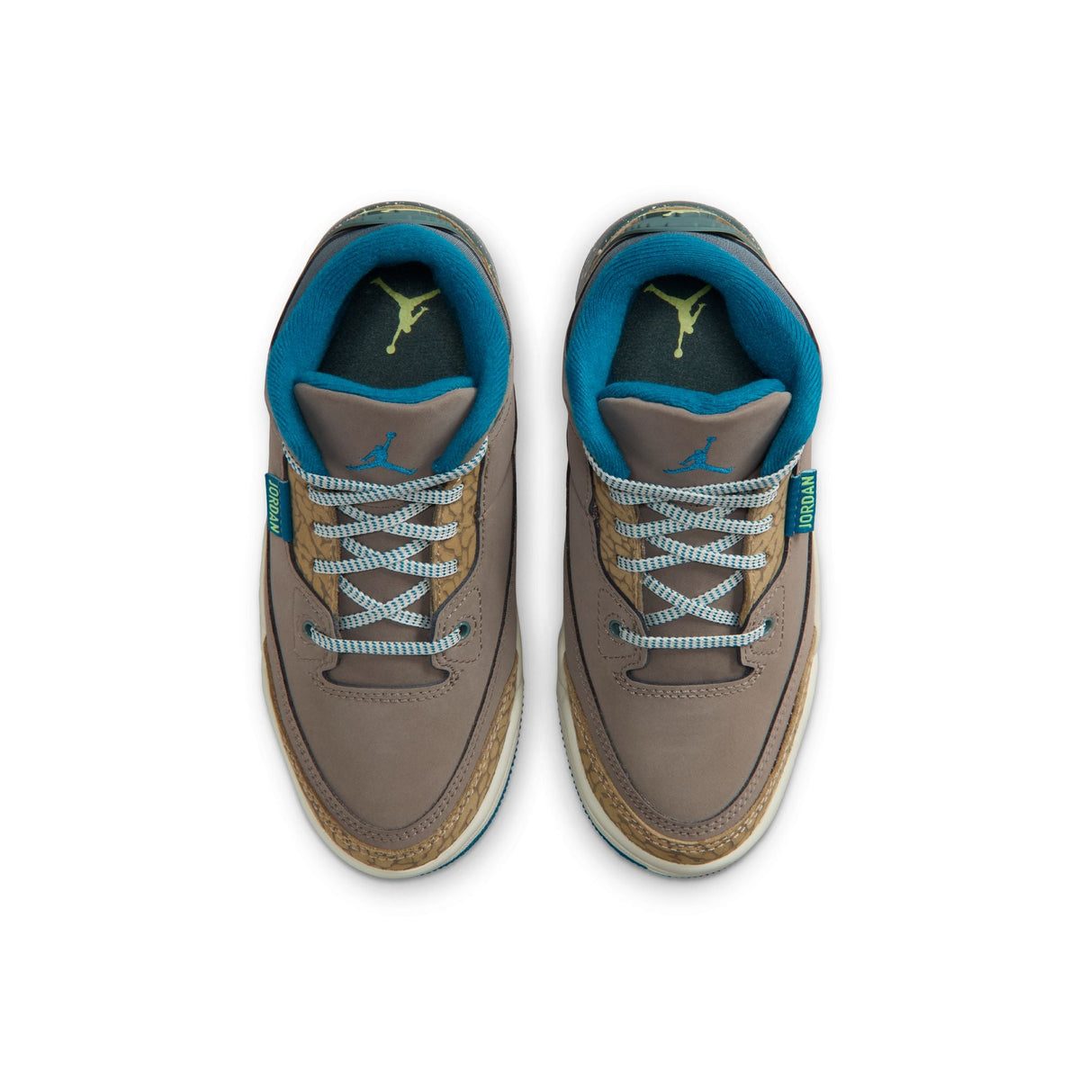 Air Jordan 3 Retro "Olive Grey" - Preschool