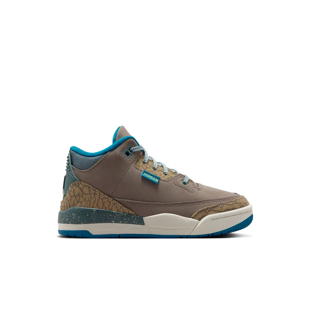 Air Jordan 3 Retro "Olive Grey" - Preschool