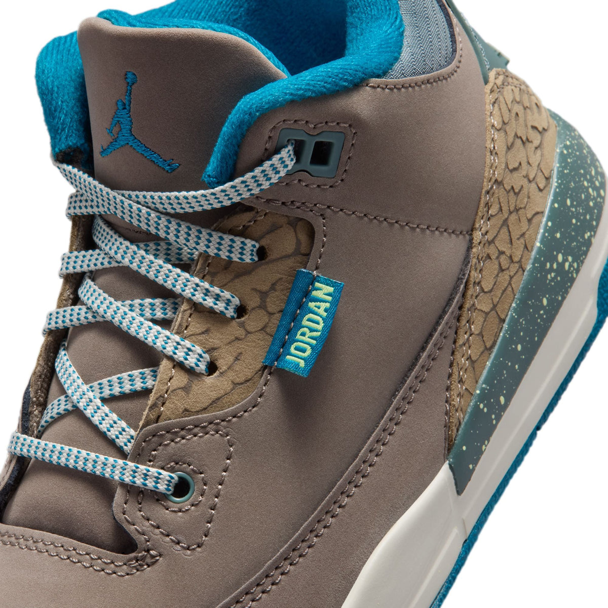 Air Jordan 3 Retro "Olive Grey" - Preschool